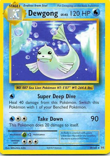 Dewgong - Evolutions #29/108