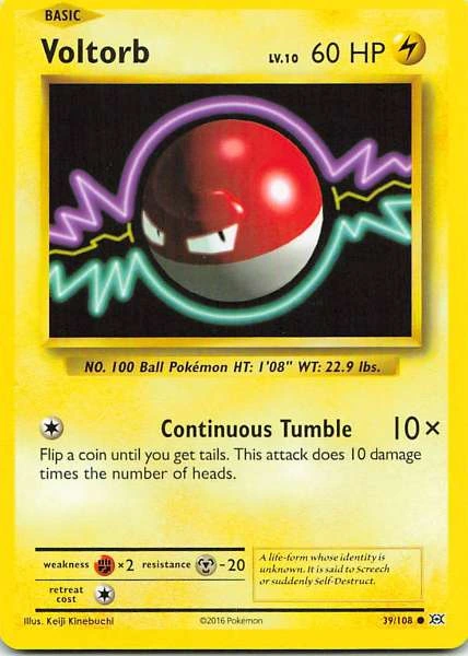 Voltorb - Pokémon Evolutions #39/108