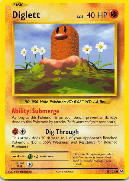Diglett - Pokémon Evolutions #55/108