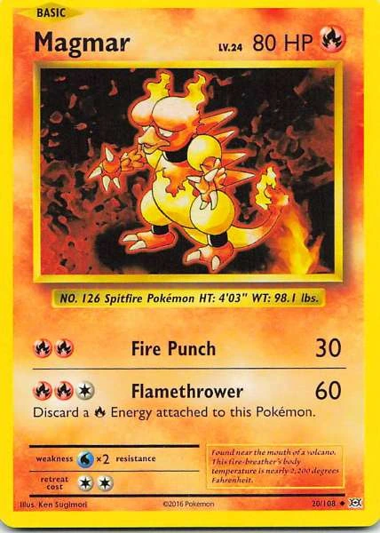 Magmar - Pokémon Evolutions #20/108