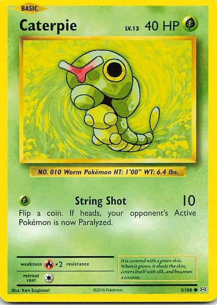 Caterpie - Pokémon Evolutions #3/108