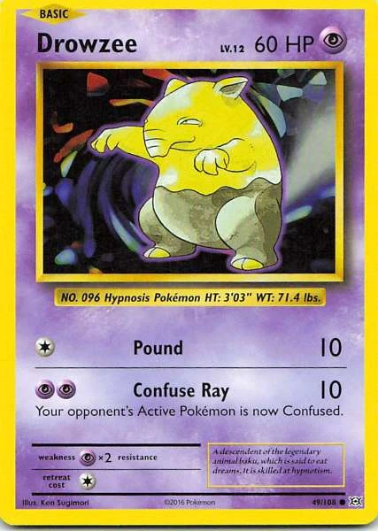 Drowzee - Evolutions #49/108