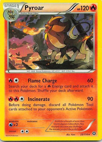 Pyroar - Furious Fists #23/114