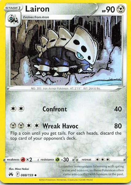 Lairon - Pokémon Scarlet & Violet #088/159