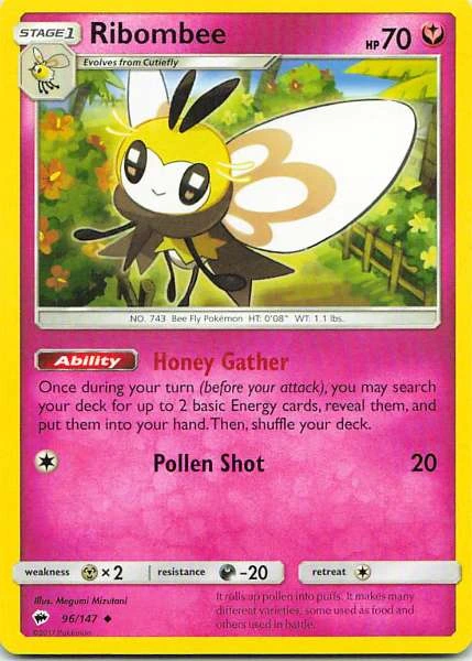 Ribombee - Sun & Moon: Burning Shadows #96/147
