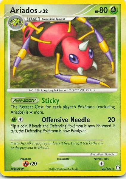 Ariados - Diamond & Pearl #20/123