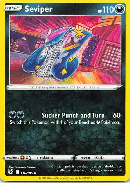 Seviper - Silver Tempest #116/196