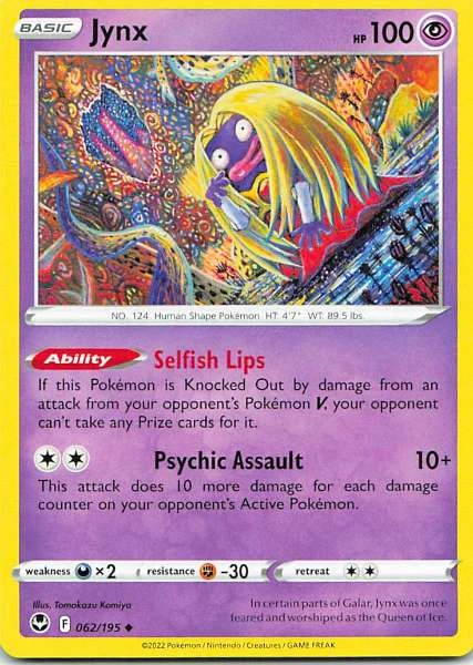 Jynx - Silver Tempest #062/195