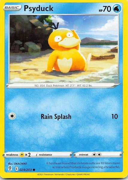 Psyduck - Sword & Shield—Evolving Skies #024/203