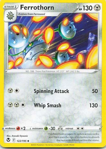 Ferrothorn - Silver Tempest #122/195