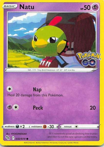 Natu - Pokémon GO #032/078