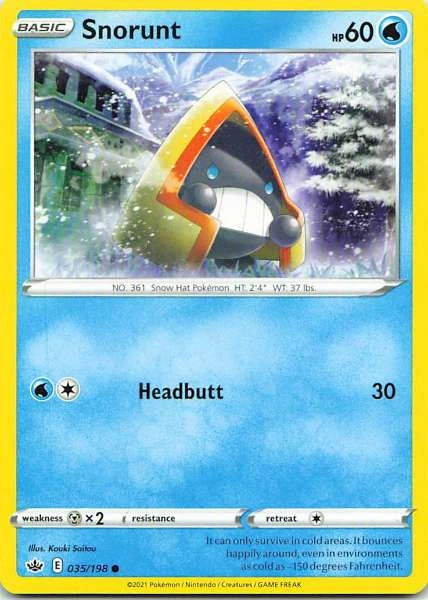 Snorunt - Evolving Skies #035/198