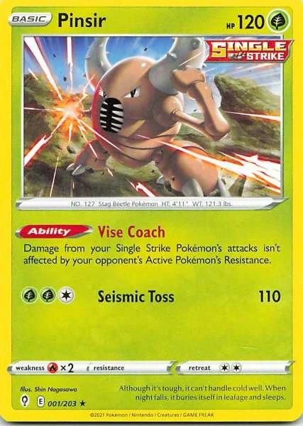 Pinsir - Evolving Skies #001/203