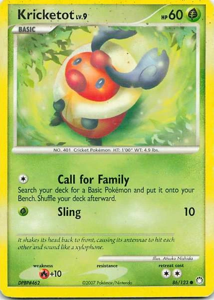 Kricketot - Diamond & Pearl #86/123