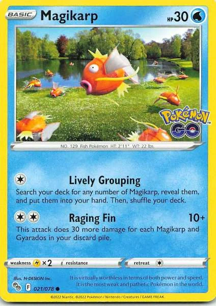 Magikarp - Pokémon GO #021/078