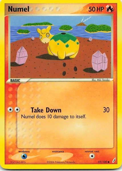 Numel - EX Delta Species #59/100