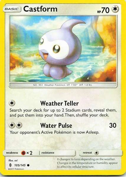 Castform - Guardians Rising #105/145