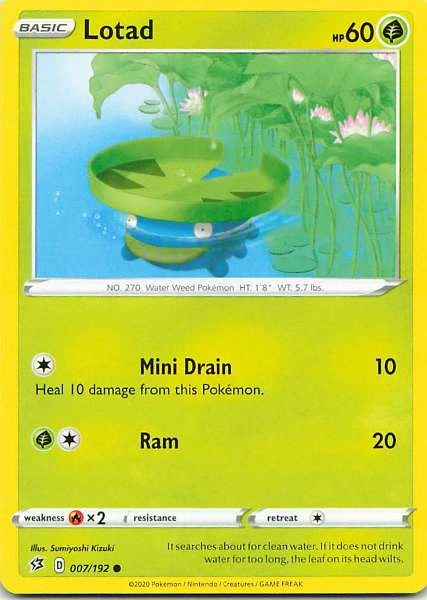 Lotad - Rebel Clash #007/192