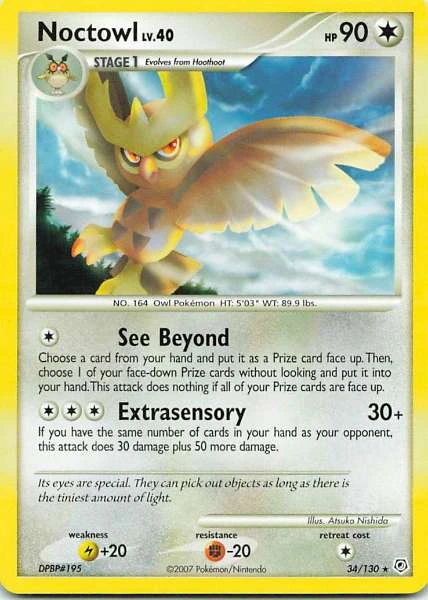 Noctowl - Diamond & Pearl #34/130