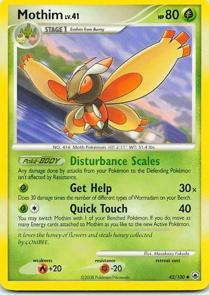 Mothim - Pokémon Great Encounters #42/100