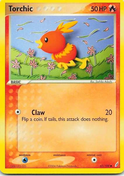 Torchic - Pokémon EX Crystal Guardians #65/100
