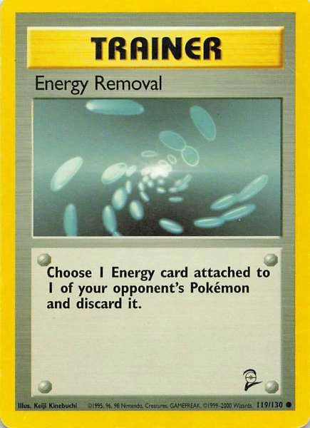 Energy Removal - Base Set 2 #119/130