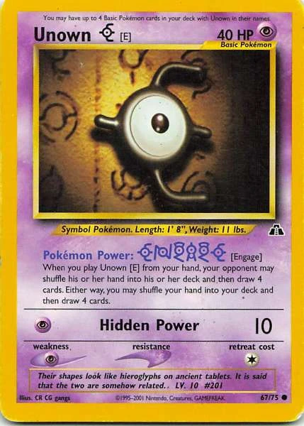 Unown [E] - Neo Discovery #67/75