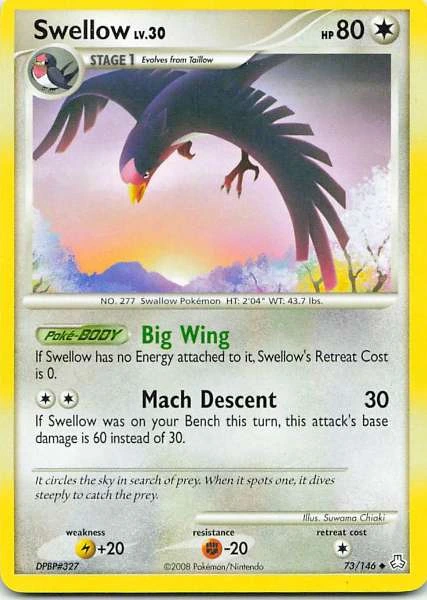 Swellow - Legends Awakened #73/146