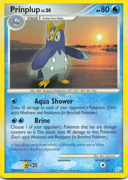 Prinplup - Diamond & Pearl Trainer Kit #6/12