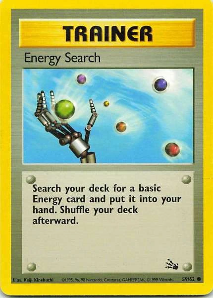 Energy Search - Pokémon Fossil #59/62