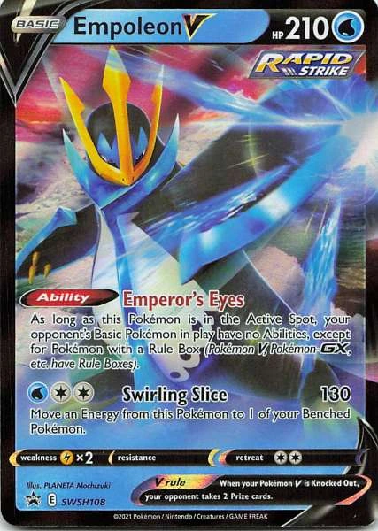 Empoleon V - Pokémon Sword & Shield Black Star Promos #SWSH108