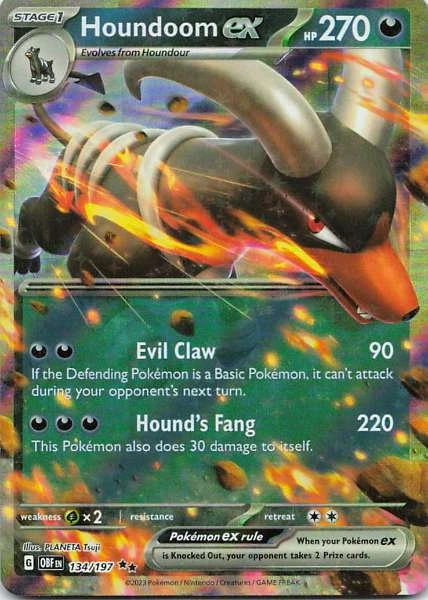Houndoom ex - Obsidian Flames #134/197