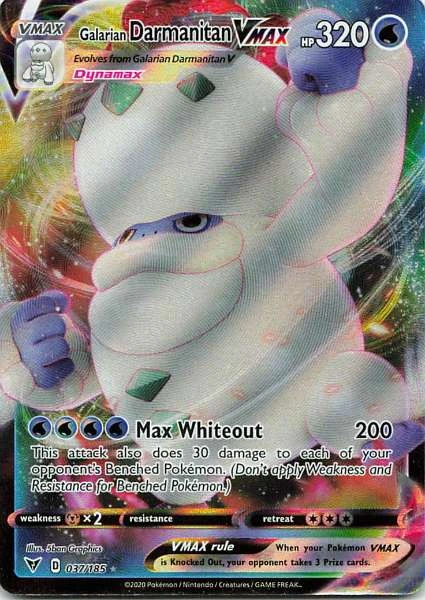 Galarian Darmanitan VMAX - Vivid Voltage #037/185
