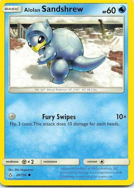 Alolan Sandshrew - Ultra Prism #28/156
