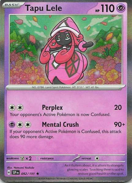 Tapu Lele - Stellar Crown #092/191