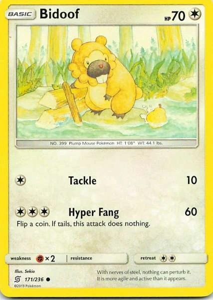 Bidoof - Unified Minds #171/236