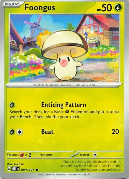 Foongus - Obsidian Flames #009/197