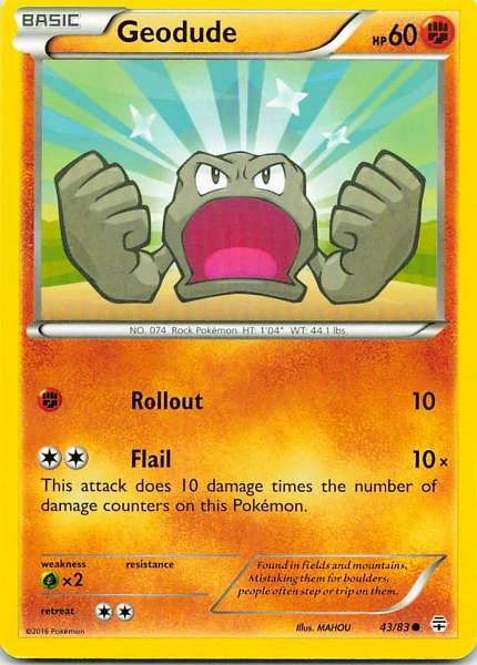 Geodude - Pokémon Generations #43/83