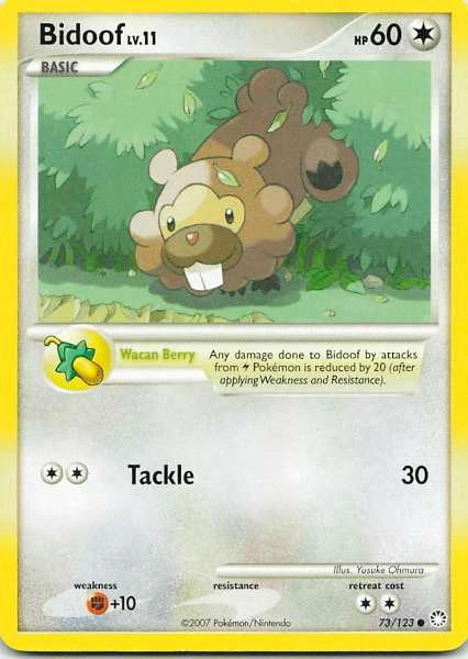 Bidoof - Diamond & Pearl—Mysterious Treasures #73/123