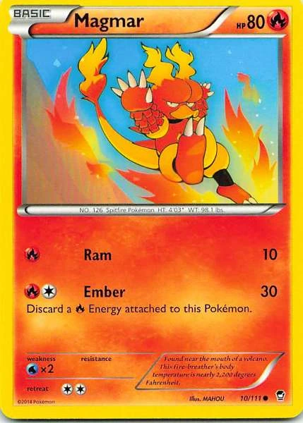 Magmar - Furious Fists #10/111