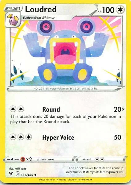 Loudred - Vivid Voltage #136/185