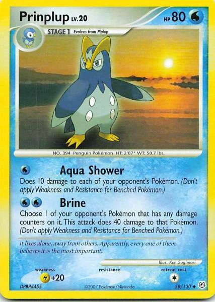 Prinplup - Diamond & Pearl #58/130