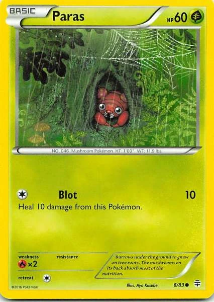 Paras - Pokémon Generations #6/83