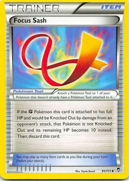 Focus Sash - Furious Fists #91/111