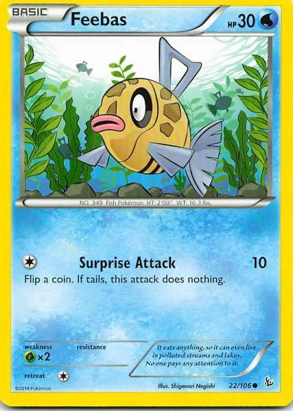 Feebas - XY Flashfire #22/106