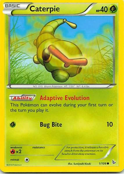 Caterpie - Furious Fists #1/106