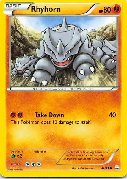 Rhyhorn - Generations #49/83