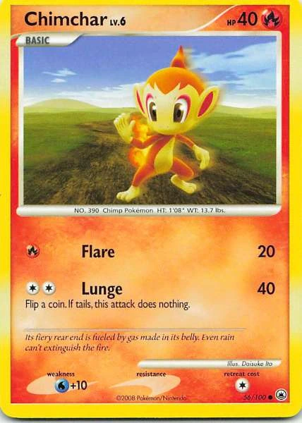 Chimchar - Diamond & Pearl—Stormfront #56/100