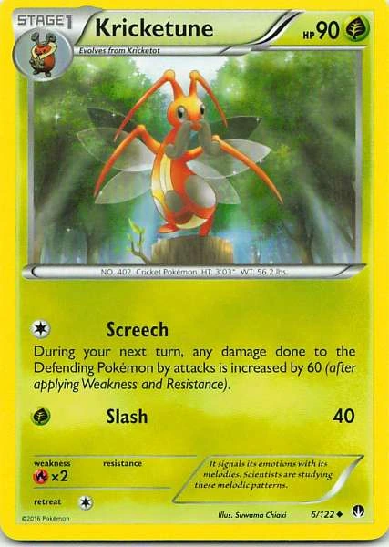 Kricketune - Pokémon BREAKthrough #6/122