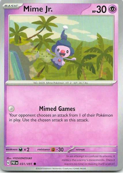 Mime Jr. - Paldean Fates #031/091